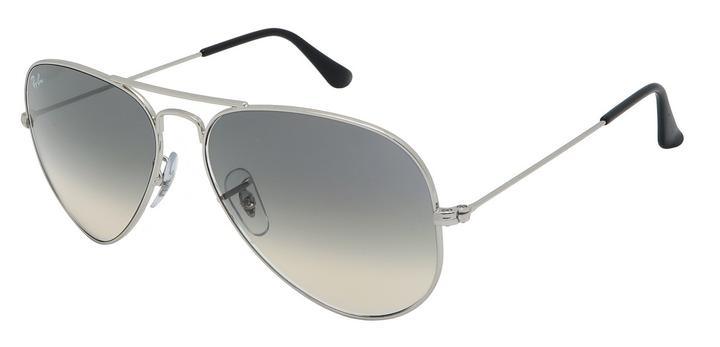 Ray Ban 3025 003/32 Aviator SILVER Frame with GREY GARDIENTLens ALL -SIZES  55mm , 58mm