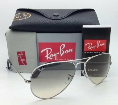 Ray Ban 3025 003/32 Aviator SILVER Frame with GREY GARDIENTLens ALL -SIZES  55mm , 58mm